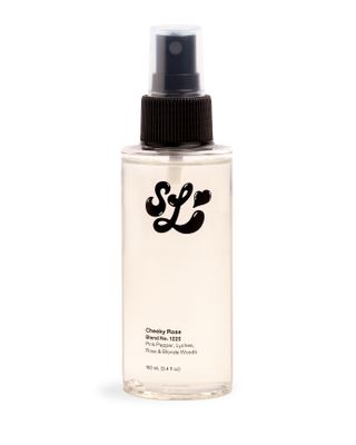 Scent Lab Cheeky Rose perfume mist in front of a plain backdrop