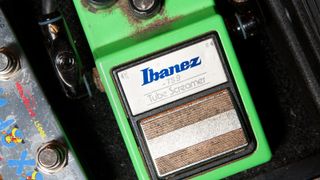 Ibanez TS9 on a pedalboard