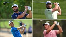 Four golfers pictured who have joined LIV Golf this off-season