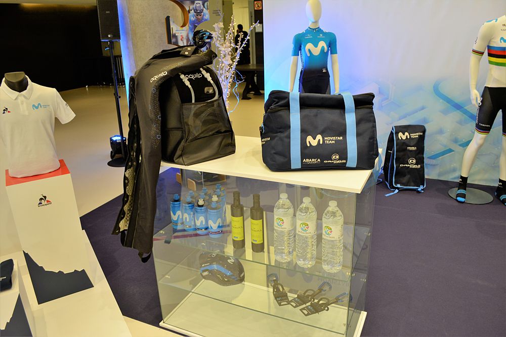Movistar present 2019 men's and women's teams in Madrid - sponsor booths