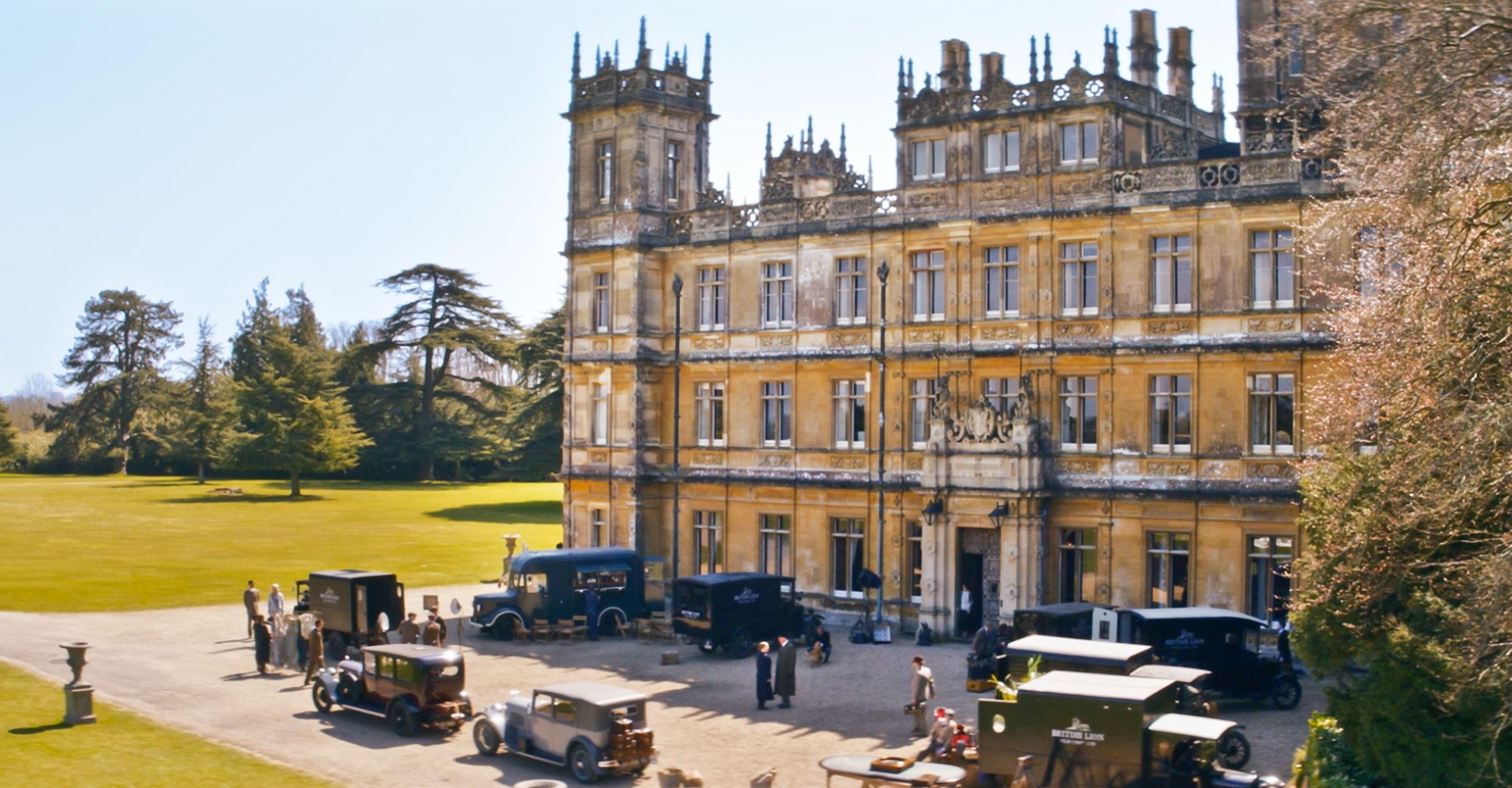 Highclere Castle in the 'Downtown Abbey' film