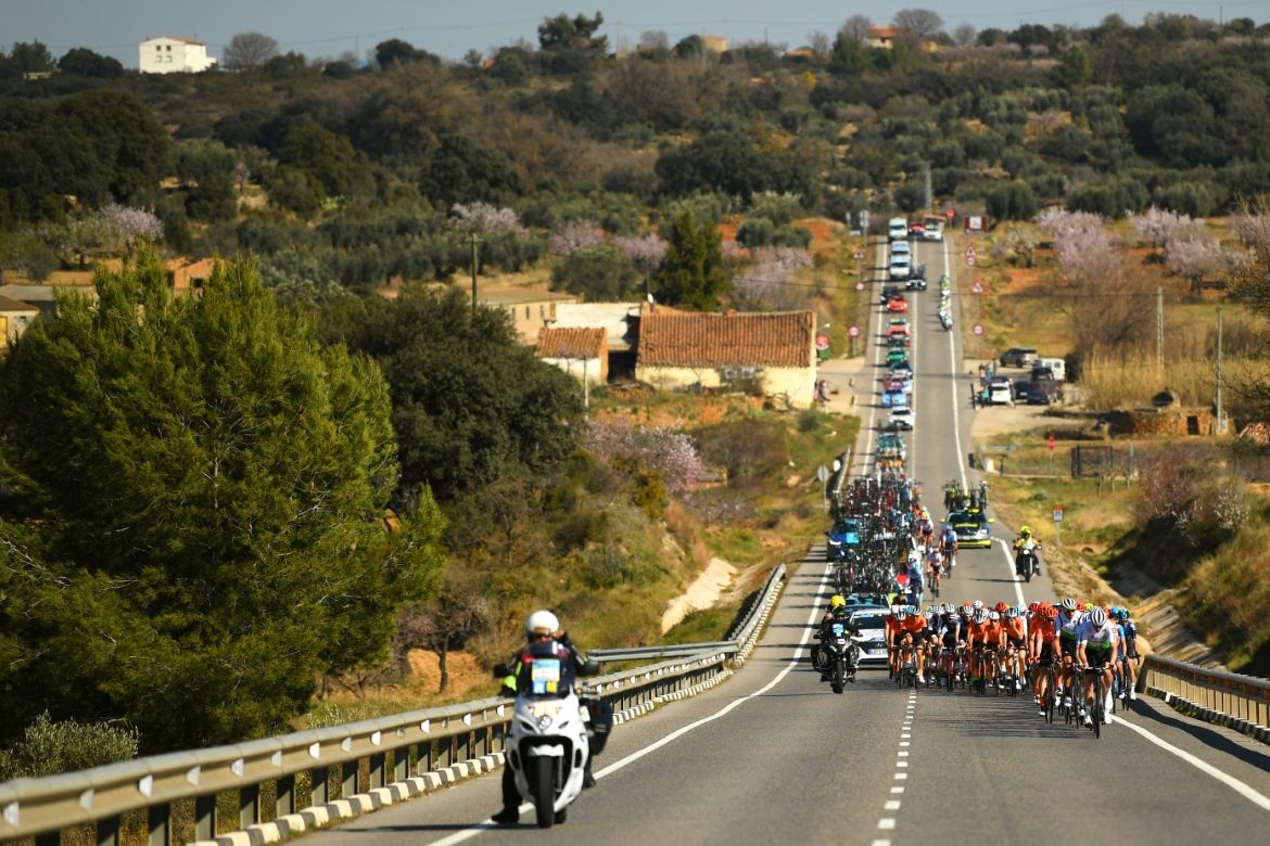 A long road traveled by the peloton