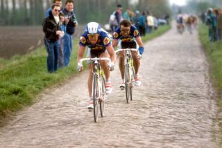 Gilbert Duclos-Lassalle won the 1993 edition of Paris-Roubaix for his Z team