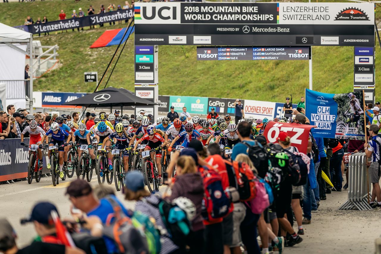 The women's start