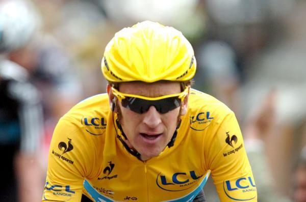 Bradley Wiggins (Team Sky) in yellow