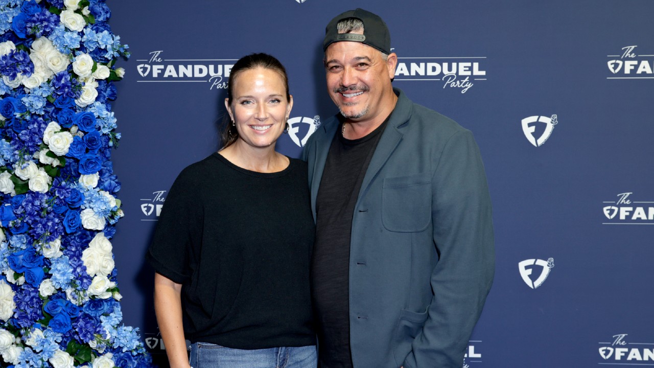 From left to right: Amber Mariano and Rob Mariano attend The FanDuel Party at the Kentucky Derby at Old Forester's Paristown Hall on May 02, 2025 in Louisville, Kentucky.