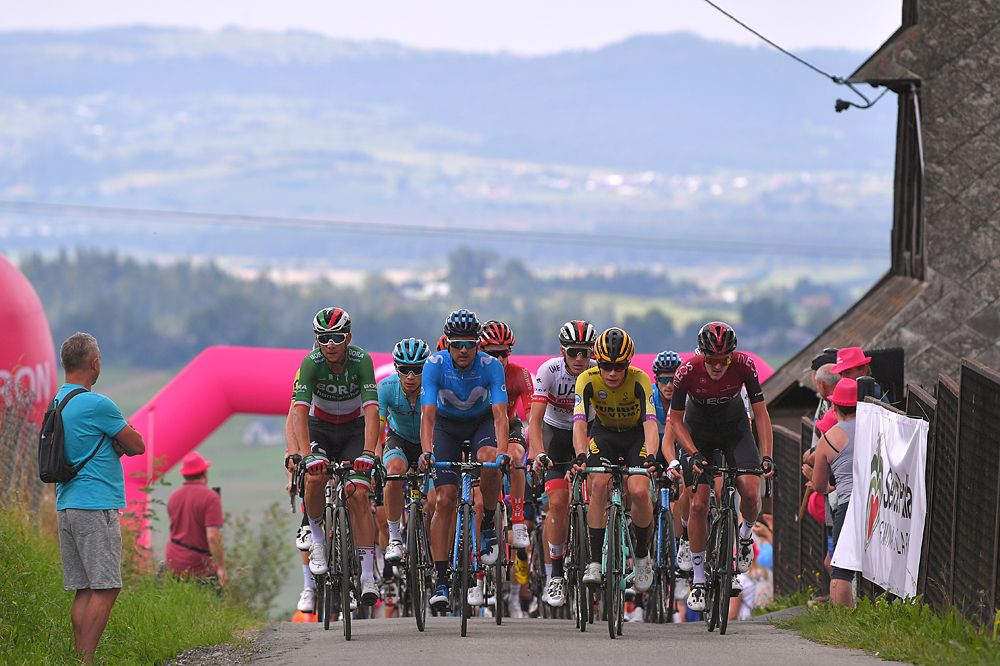 The reduced field on the circuits during stage 6 at the Tour de Pologne