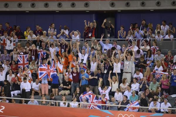 The home crowd cheered on their riders