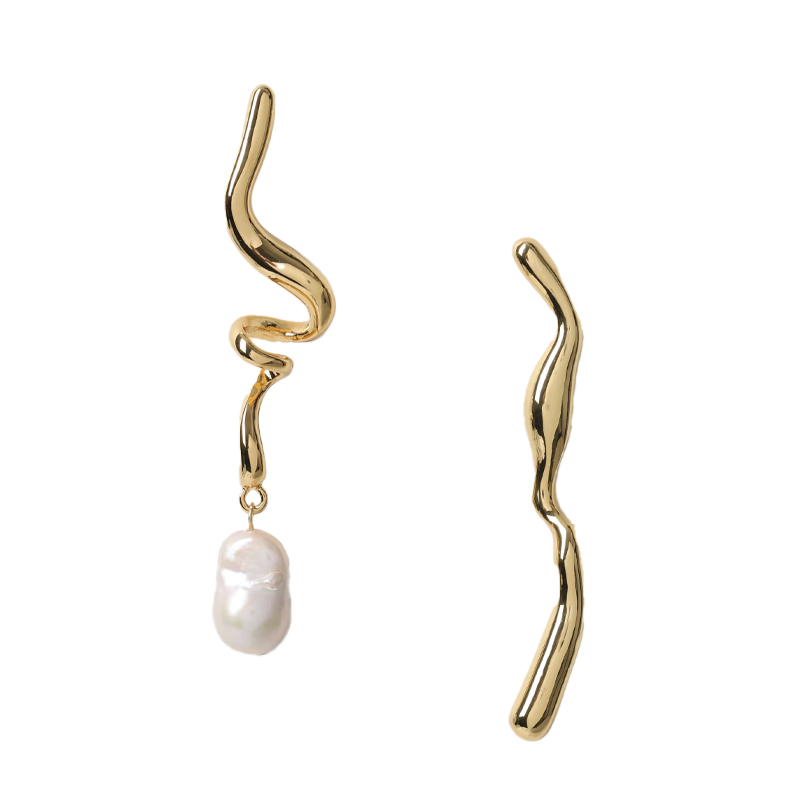gold earrings M&amp;amp;S