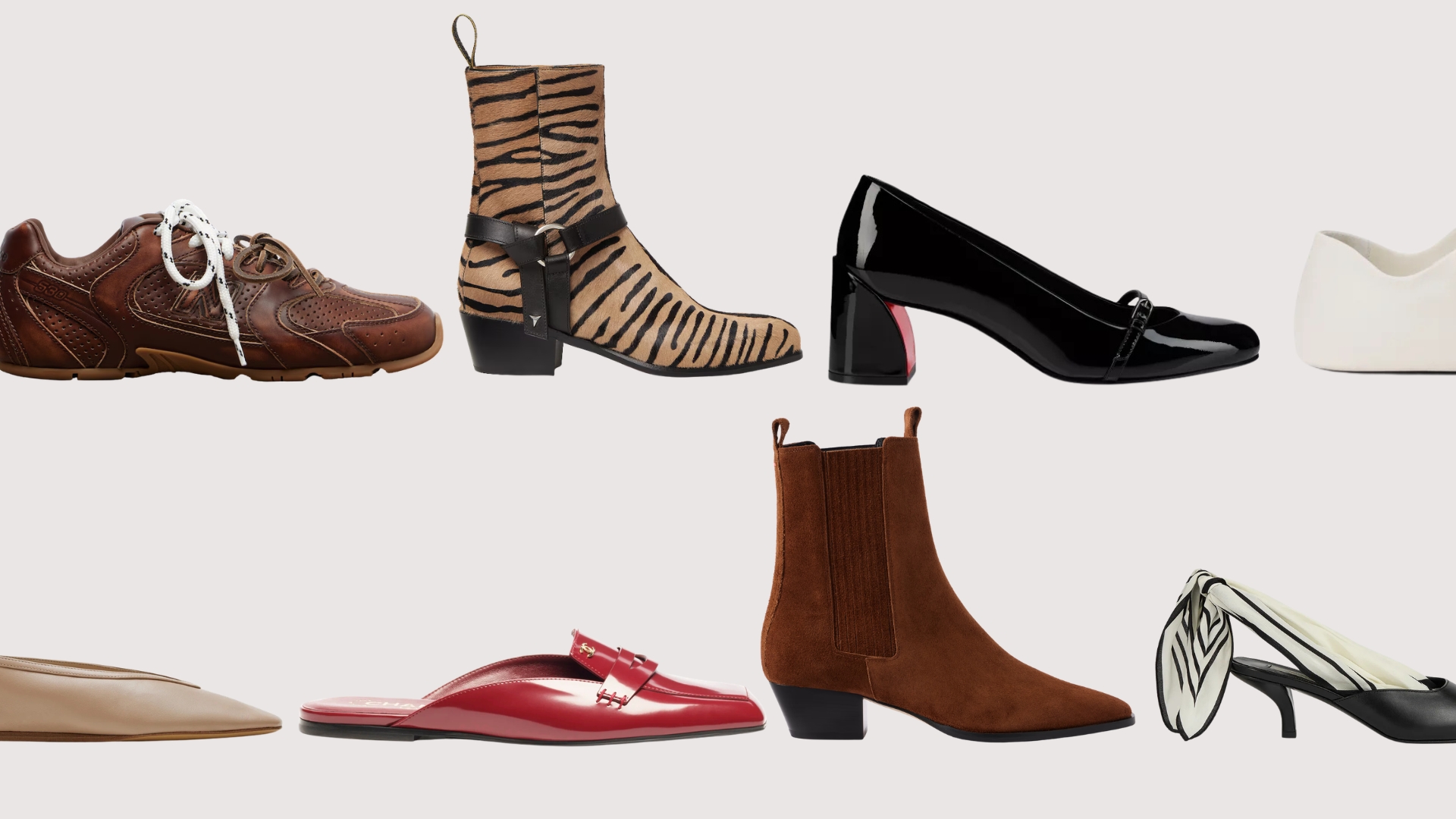 designer shoes autumn 2026 Miu Miu Fendi Christian Louboutin Loewe Toteme