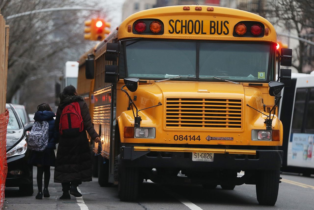 A school bus.