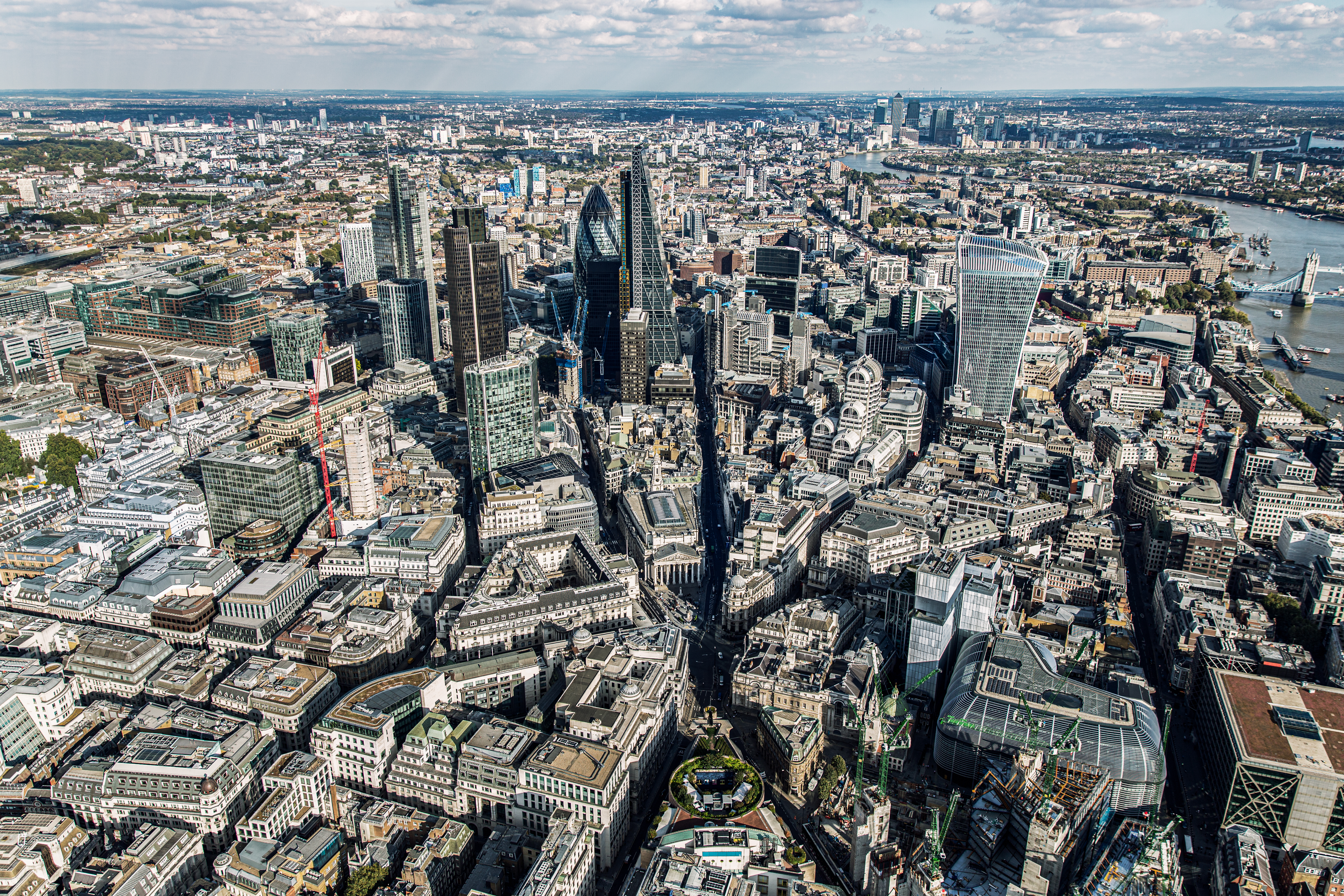 Picture of central London finance district