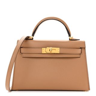 Hermes Epsom Mini Kelly Sellier 20 Chai