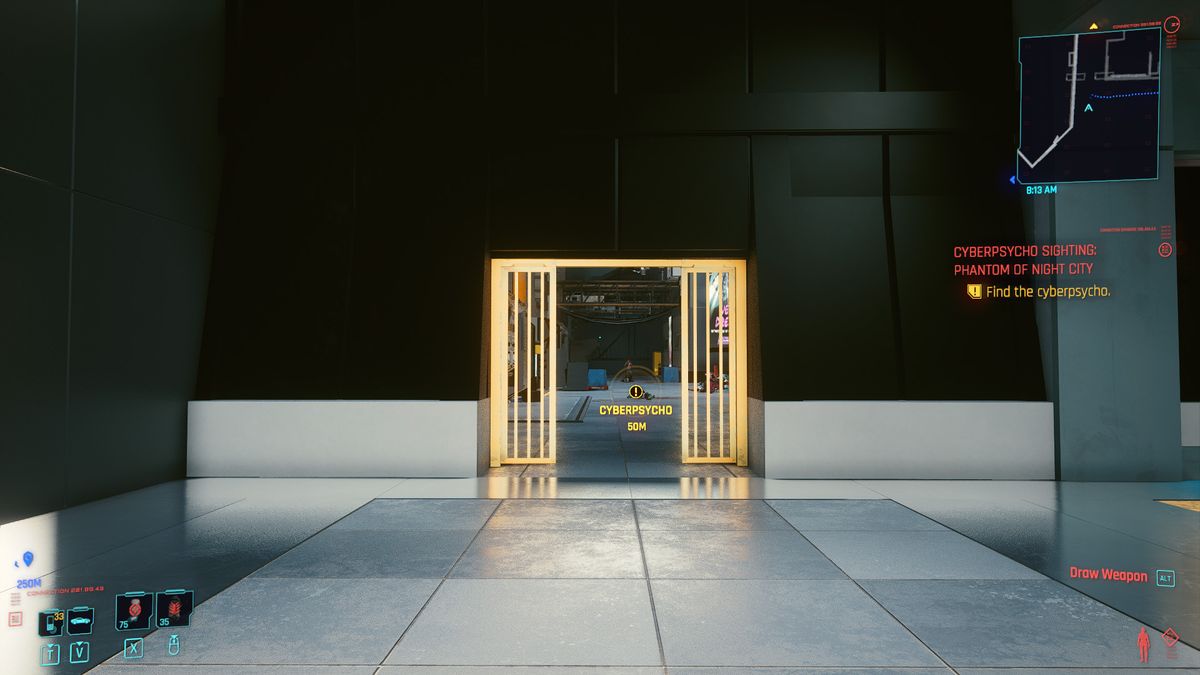 Cyberpunk 2077 Cyberpsycho Sightings locations
