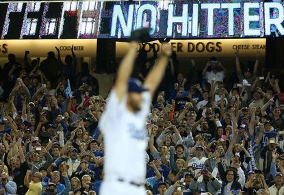 Watch LA Dodgers' Clayton Kershaw pitch a near-perfect no-hitter