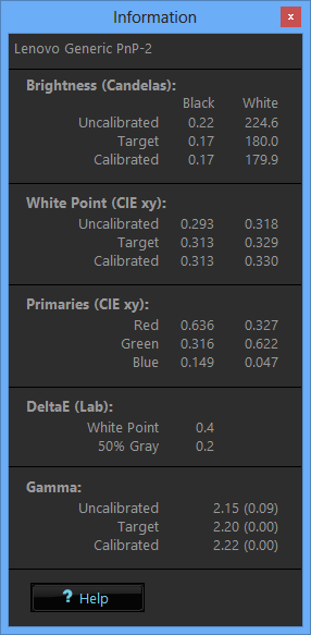 Color Gamut, Accuracy, And Calibration - Lenovo IdeaCentre Horizon 27 ...