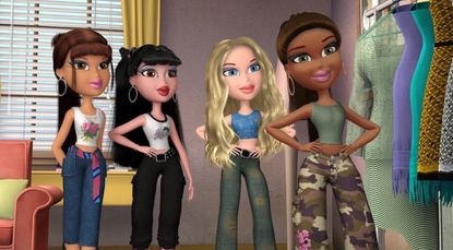 Yasmin, Jade, Cloe, and Sasha from 'Bratz' 