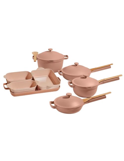18-Piece Non-Toxic Cookware + Bakeware Set in Spice