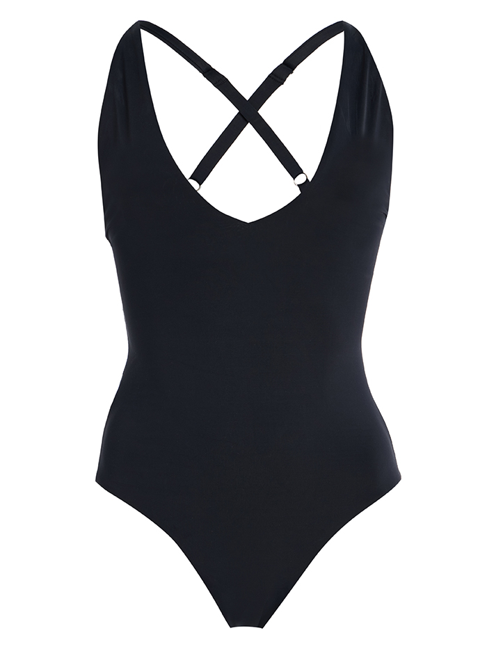 Anemos, Plunging One-Piece Swimsuit