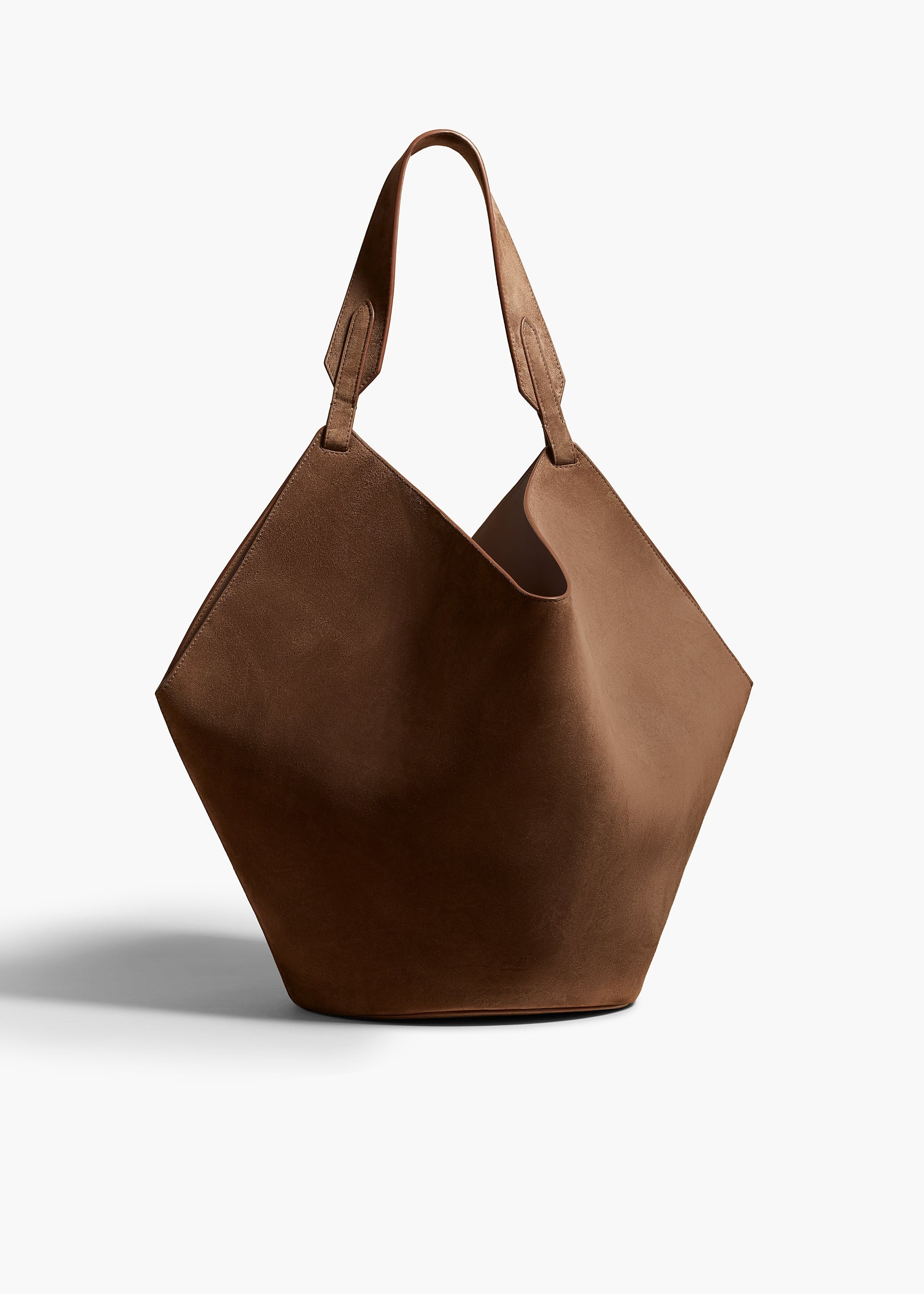 Khaite, Medium Lotus Tote in Cedar Suede
