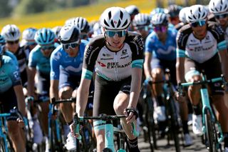 MOLINA DE ARAGON SPAIN AUGUST 17 Lucas Hamilton of Australia and Team BikeExchange competes during the 76th Tour of Spain 2021 Stage 4 a 1639km stage from El Burgo de Osma to Molina de Aragn 1134m lavuelta LaVuelta21 on August 17 2021 in Molina de Aragn Spain Photo by Gonzalo Arroyo MorenoGetty Images