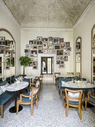 Paper Moon Giardino Restaurant, Milan, Italy - Dining room