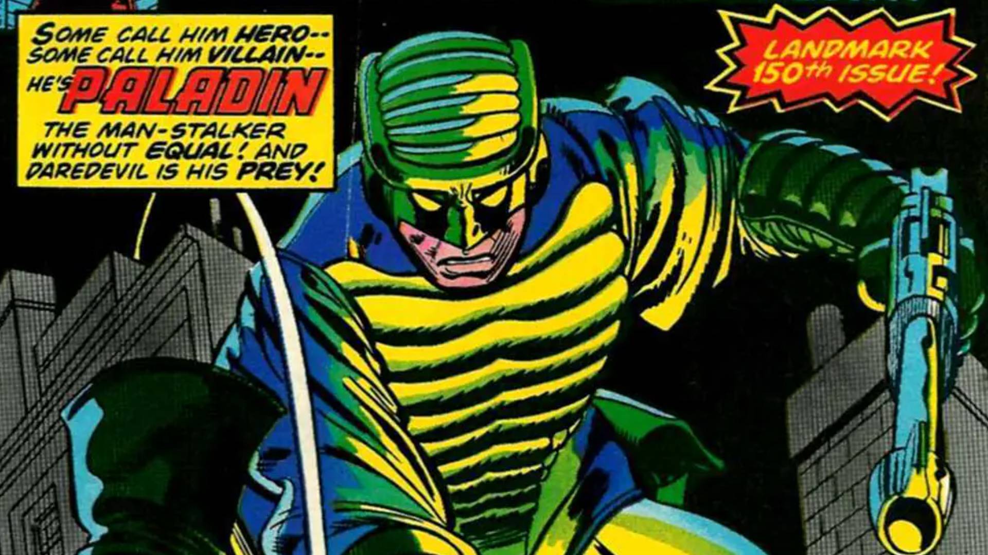 Paladin on the cover of Daredevil issue 150