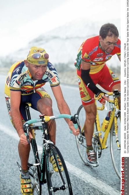 Marco Pantani Mercatone Uno Tour De france Cycling Jersey El Pirata