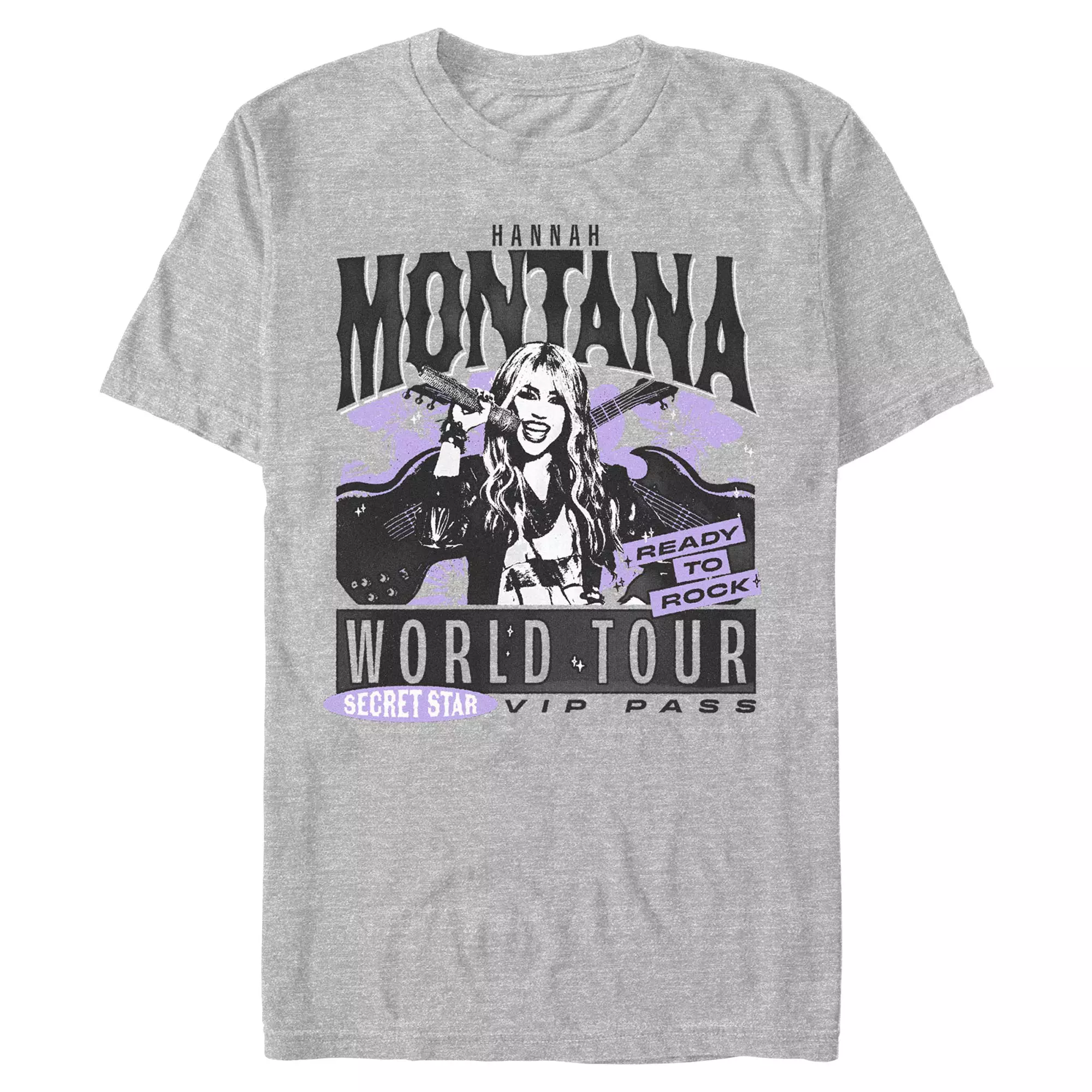 Disney, Hannah Montana World Tour T-Shirt for Adults