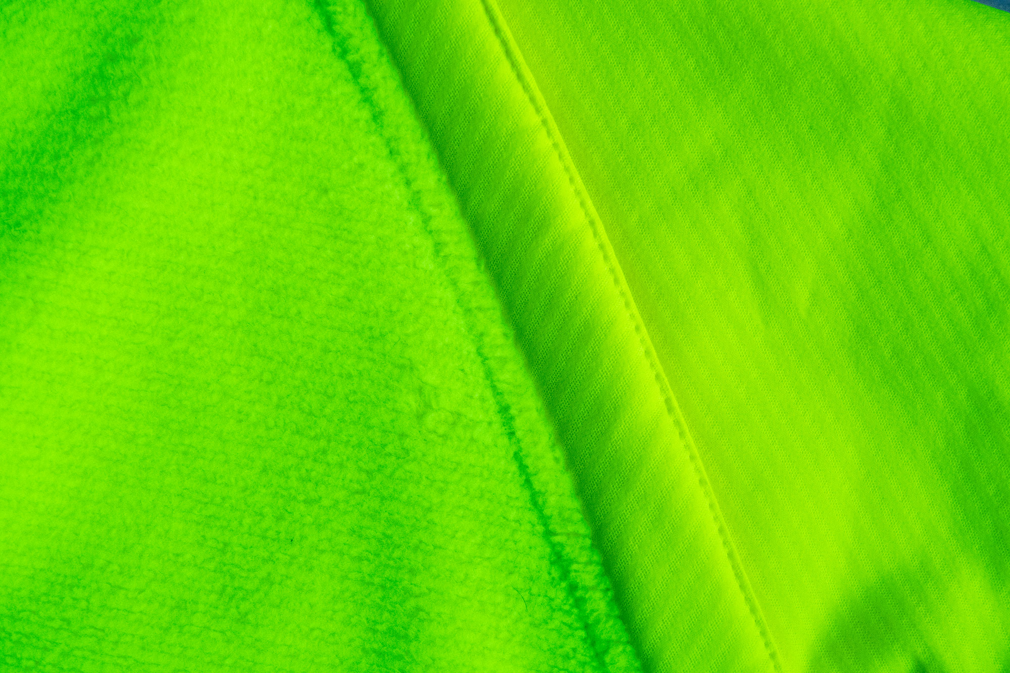 Image showing soft inner lofted face and smooth outer face of fabric