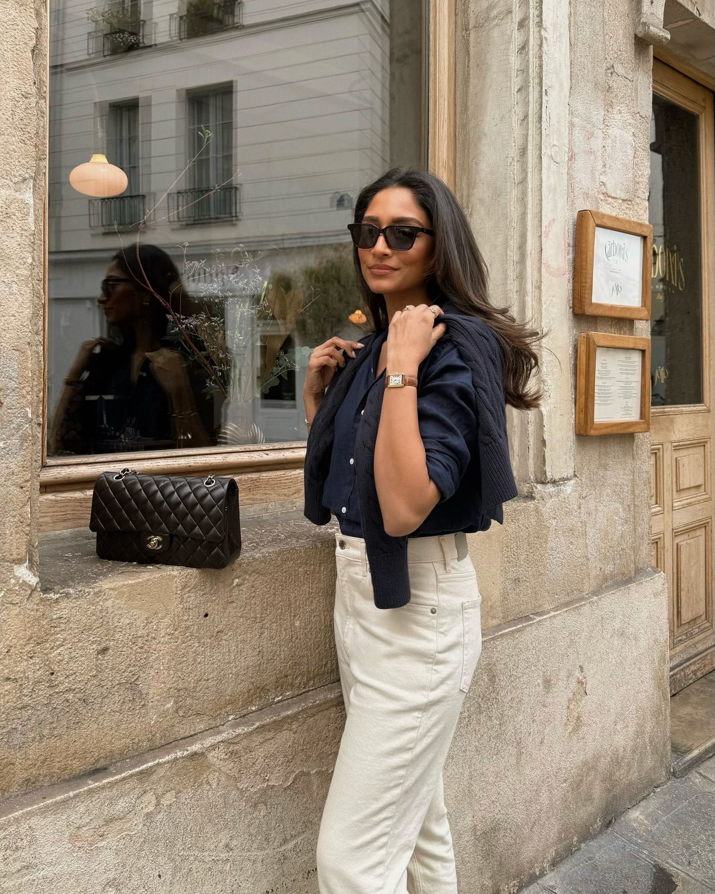 An image of @cocobeautea wearing one of the best luxury watches for women.
