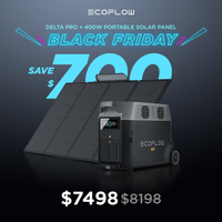 EcoFlow DELTA Pro + 400W portable solar panel |$8,198AU$7,498