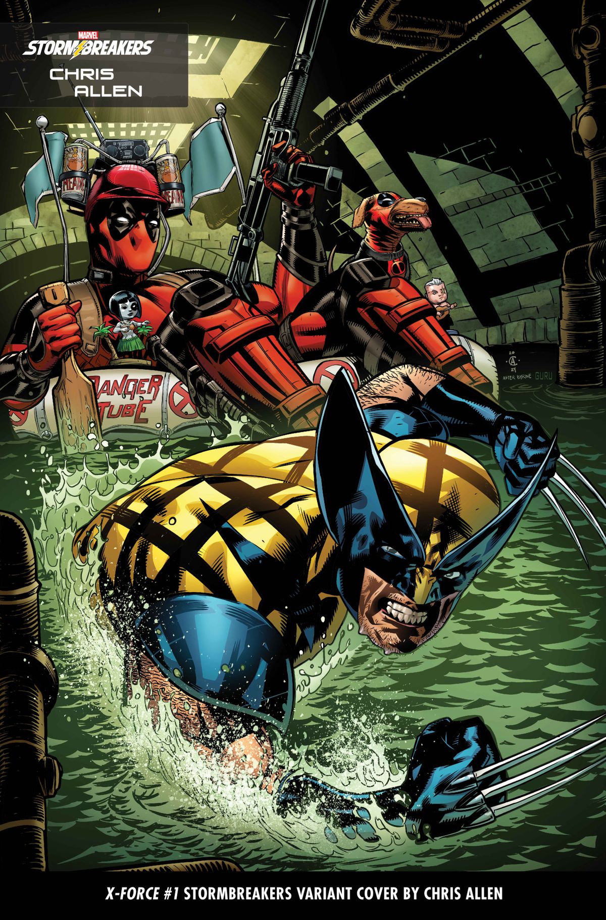Stormbreaker covers featuring Deadpool and Wolverine.