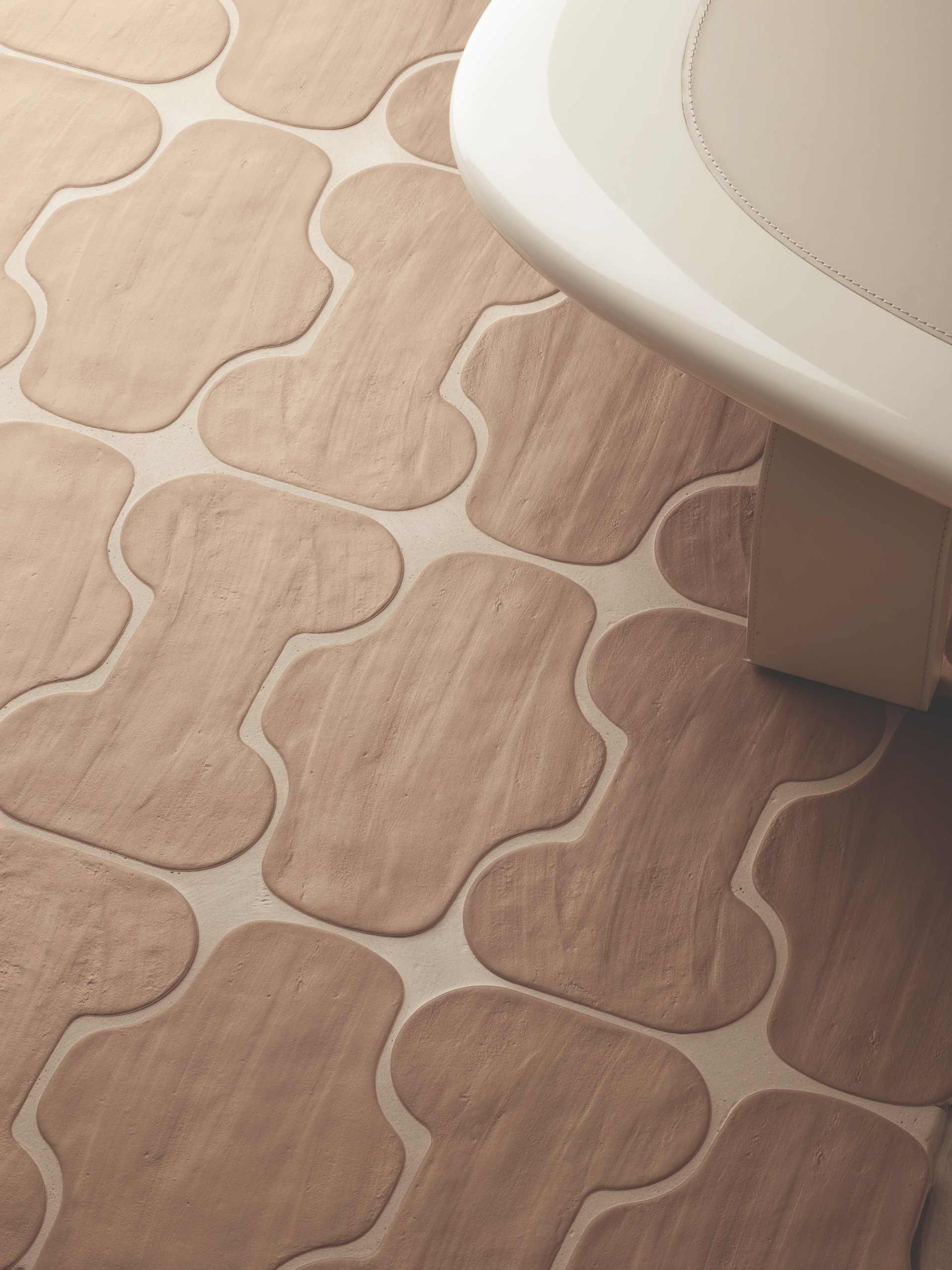 Mutina tiles by Faye toogood in neutral tones