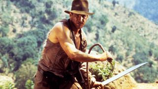 Harrison Ford as Indiana Jones in the Temple of Doom