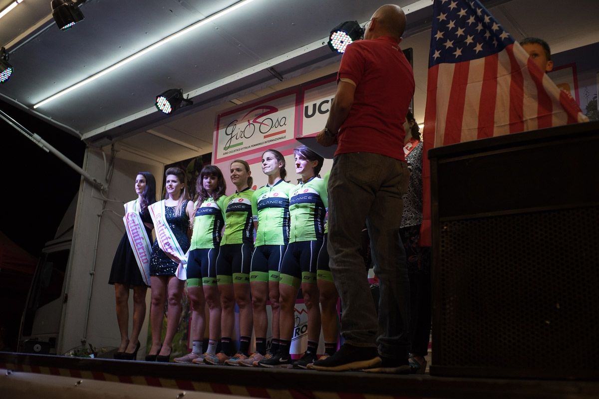 The Cylance team is presented to the crowd