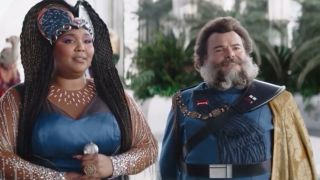 Lizzo and Jack Black in the Mandalorian