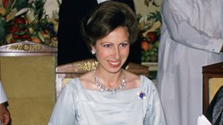 Princess Anne At A Banquet In Dubai During A Royal Tour (exact Day Date Not Certain)