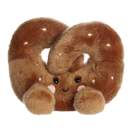 Aurora&amp;reg; Adorable Palm Pals&amp;trade; Twist Pretzel&amp;trade; Stuffed Animal - Fun Collectible Plush for Kids and Adult Collectors - Perfect for Decorating Rooms and Birthday Gifts - Brown 5.5 Inches