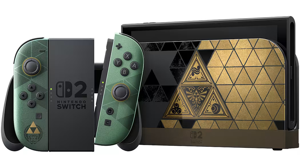 The Legend of Zelda™ – 40th Anniversary Edition Nintendo Switch 2, Pro Controller, and Carrying Case