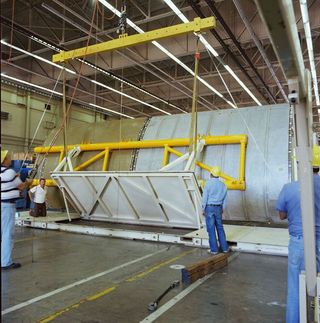 Atlantis' Payload Bay Doors Delivery