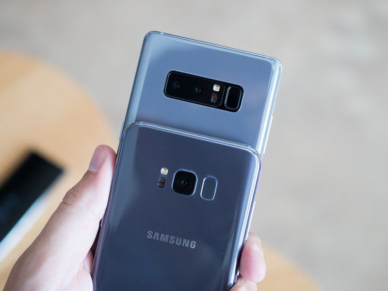 Galaxy Note 8 vs. Galaxy S8+