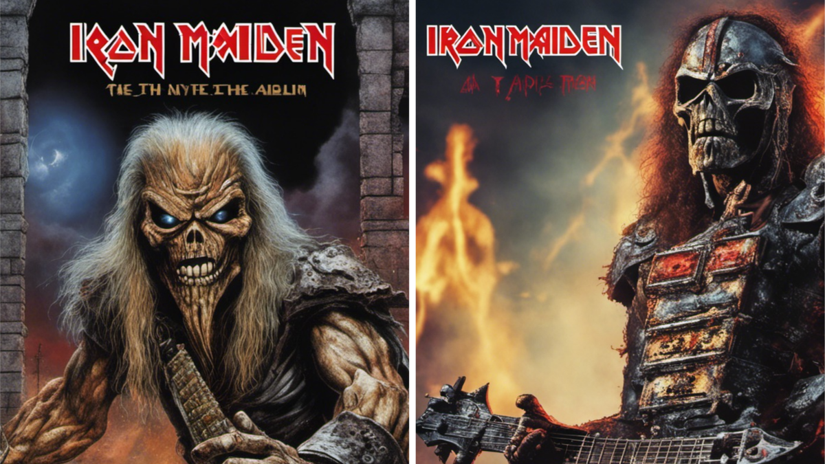 AI renders of Iron Maiden&#039;s Eddie