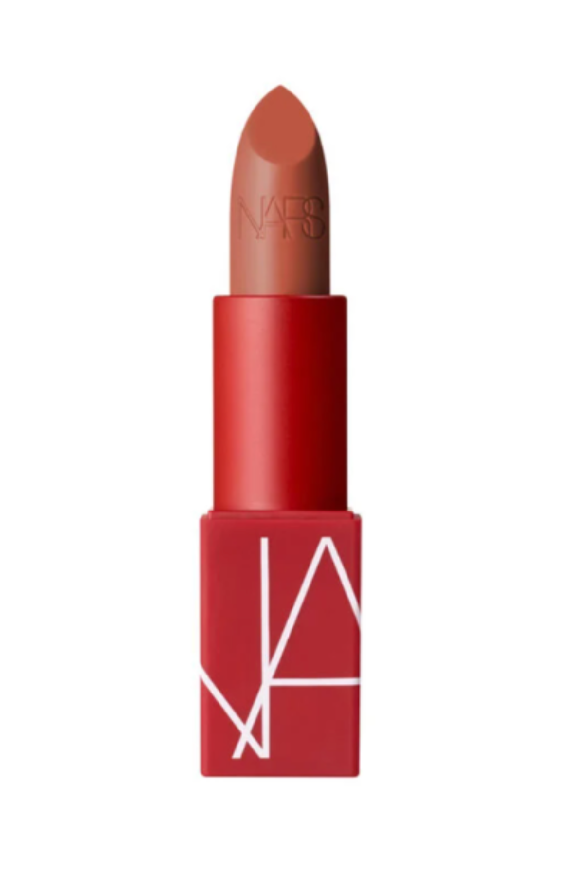 orange nars lipstick in a red bullet