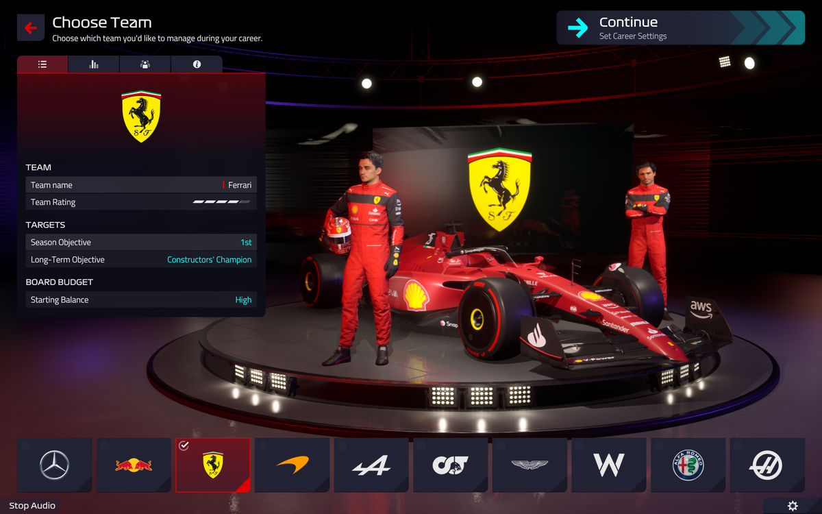 f1 manager ferrari