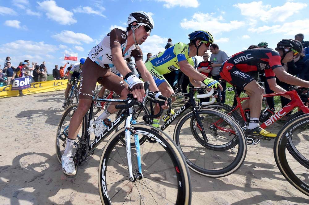 The corners were a key moment in Paris-Roubaix