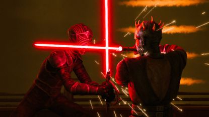 Maul and Inquisitor Marrok fighting in Maul &ndash;&nbsp;Shadow Lord