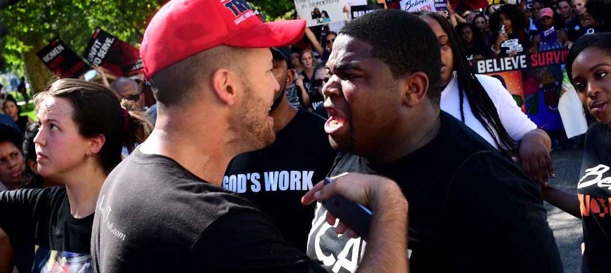 Protesters.