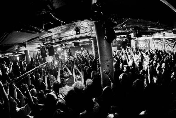 Motley Crue onstage at The Underworld