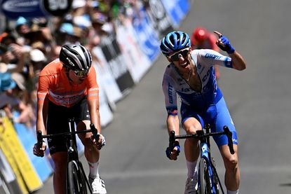 Simon Yates wins stage five of the Tour Down Under.